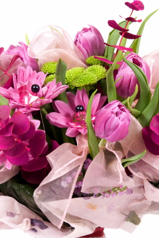 Sfondi Tulip Bouquet 320x480