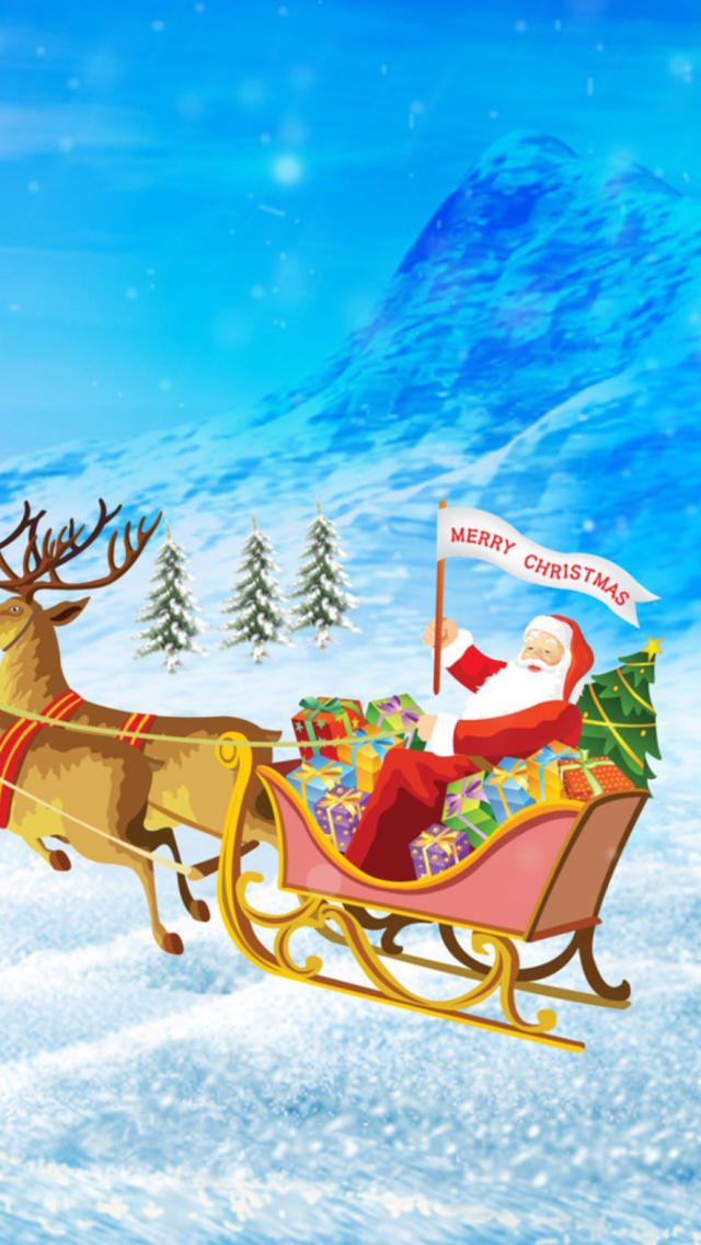 Santa Claus wallpaper 640x1136