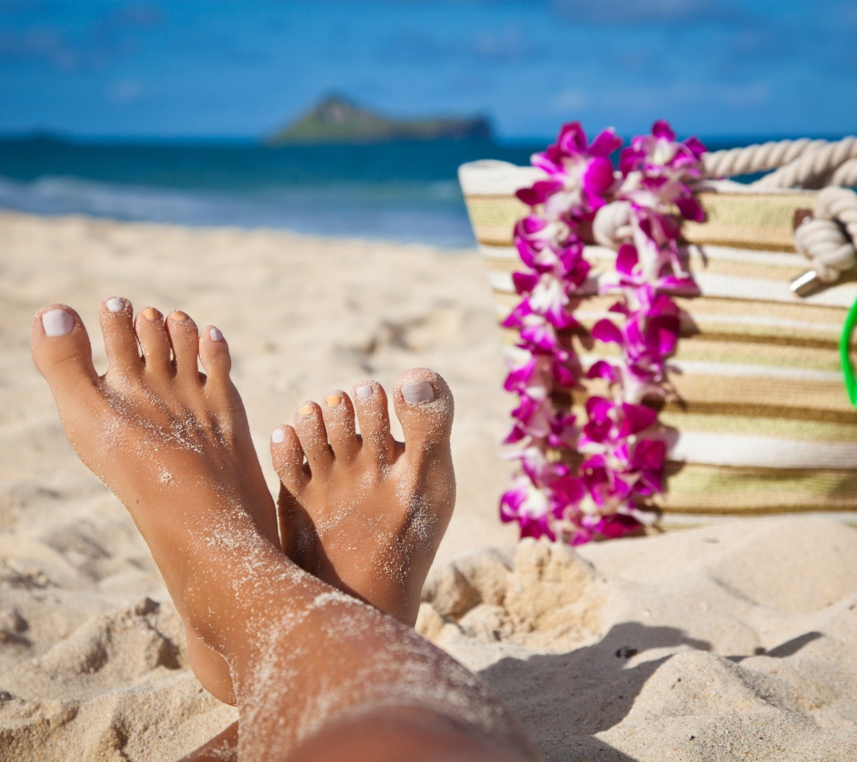 Relax on Barnes Bay Beach, Anguilla wallpaper 960x854