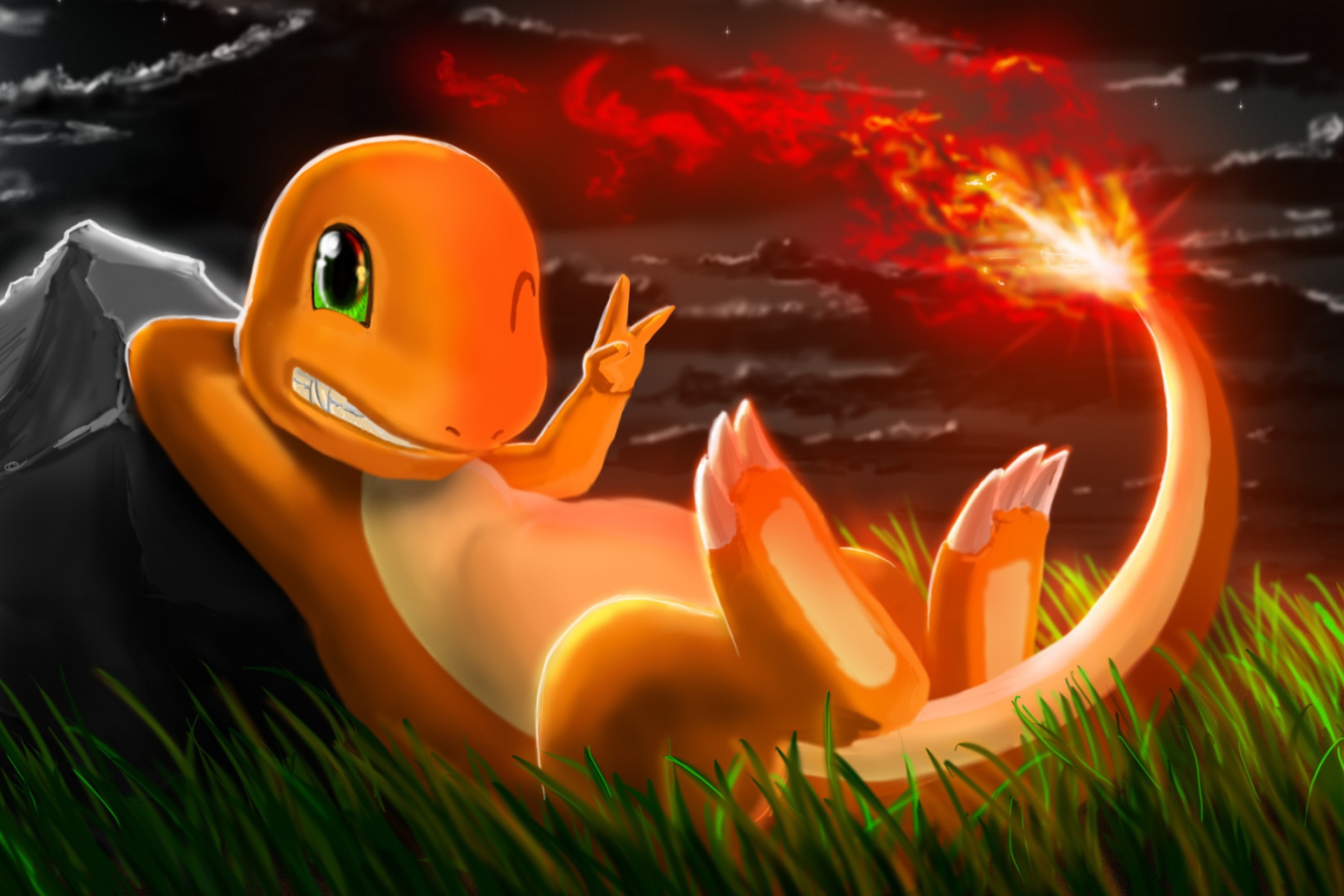 Screenshot №1 pro téma Charmander Pokemon 2880x1920