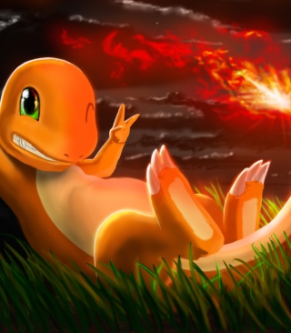Kostenloses Charmander Pokemon Wallpaper für 640x960