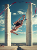 Das Gymnastics Jump Wallpaper 132x176