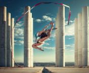 Gymnastics Jump wallpaper 176x144