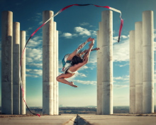 Gymnastics Jump wallpaper 220x176