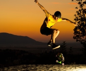 Skater Boy wallpaper 176x144