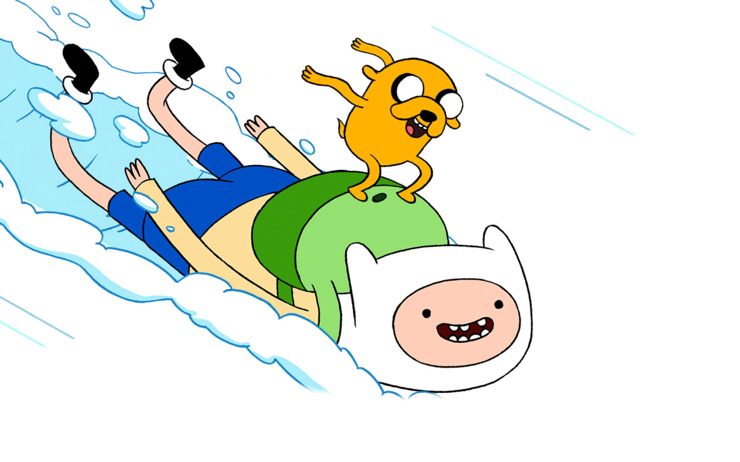 Das Adventure Time with Finn and Jake Wallpaper 1440x900