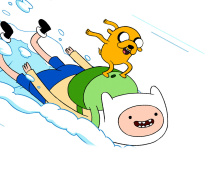 Adventure Time with Finn and Jake wallpaper 220x176