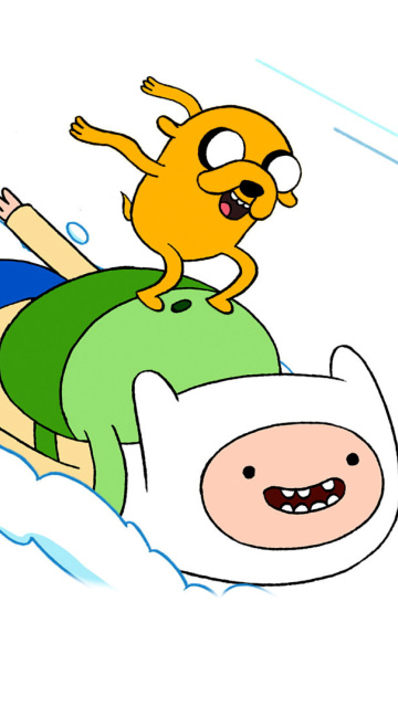 Das Adventure Time with Finn and Jake Wallpaper 360x640