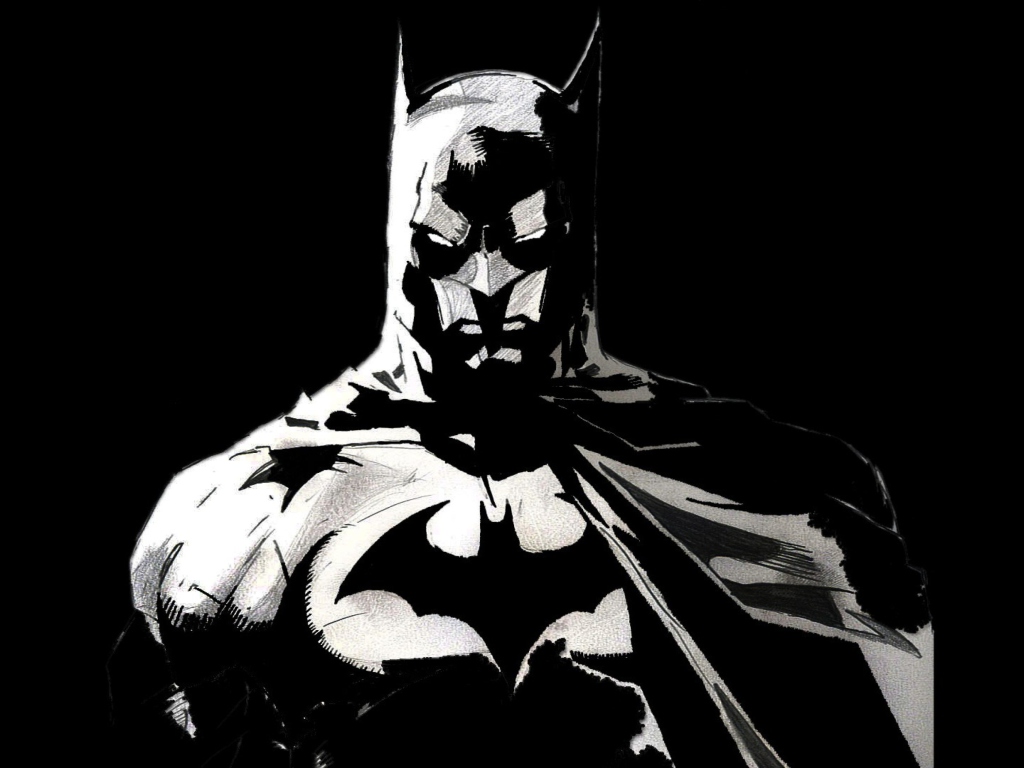 Das Batman Artwork Wallpaper 1024x768