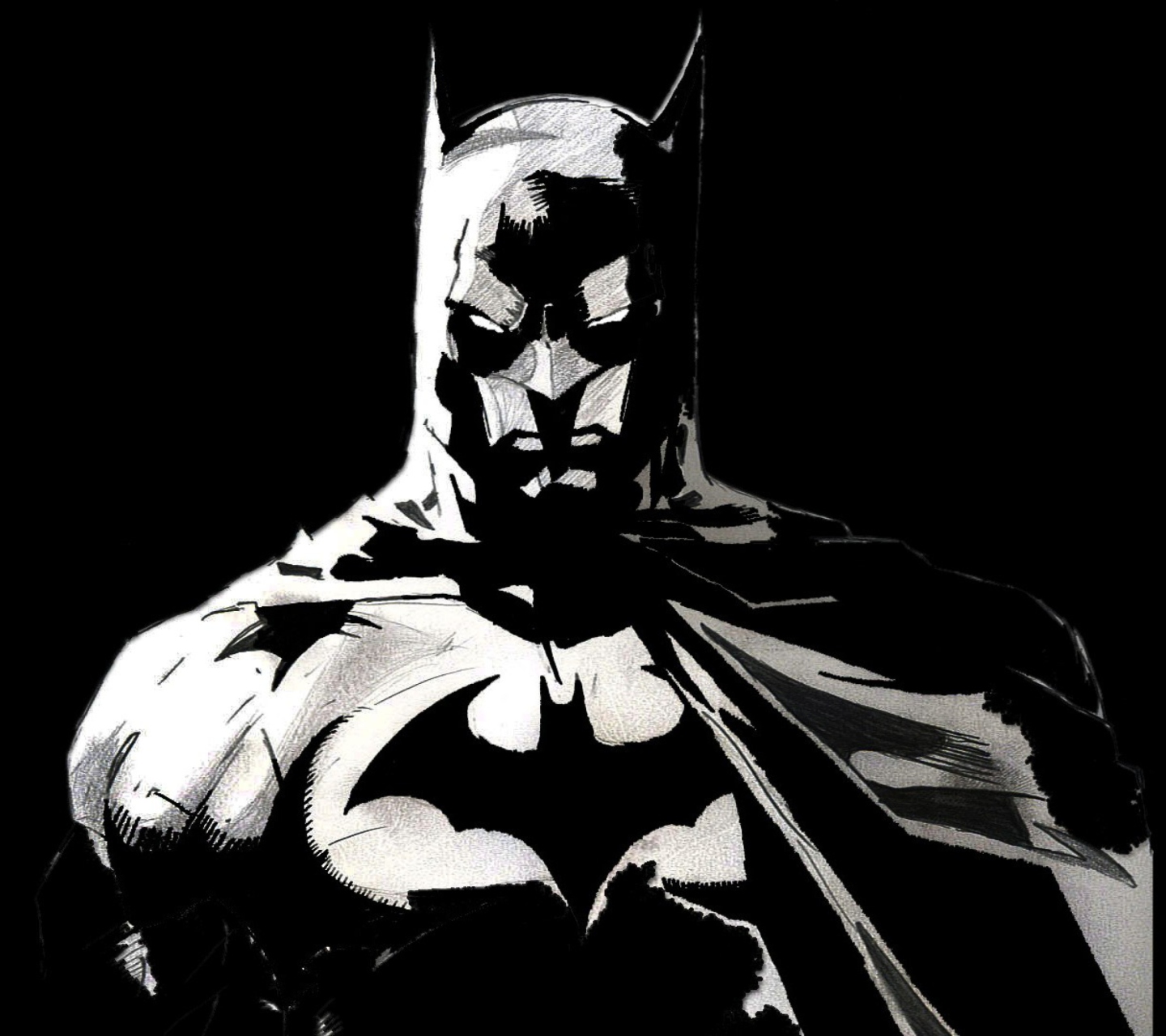 Обои Batman Artwork 1440x1280