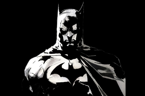 Das Batman Artwork Wallpaper 480x320