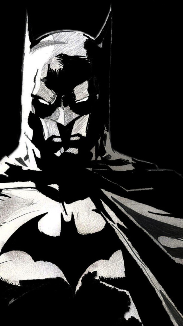 Fondo de pantalla Batman Artwork 640x1136