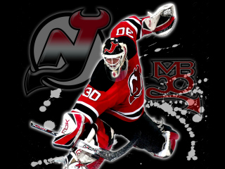 Das Martin Brodeur - New Jersey Devils Wallpaper 320x240