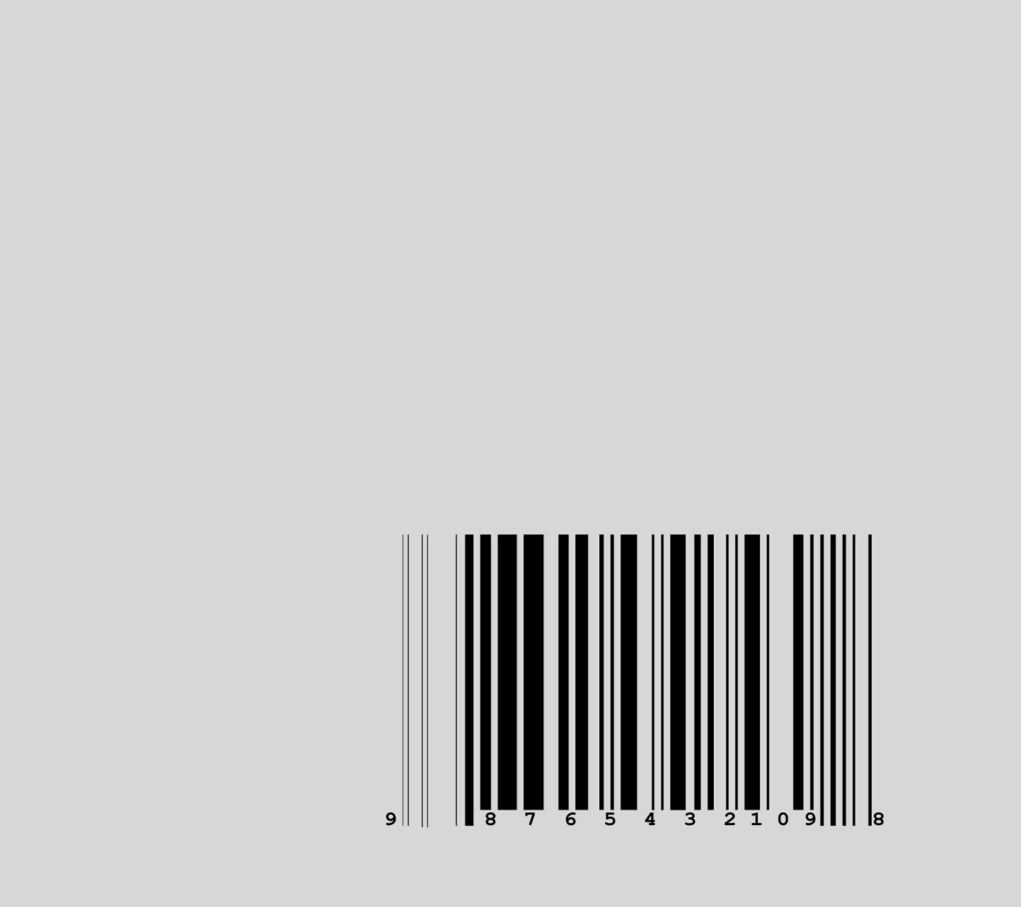 Das Barcode Wallpaper 1440x1280