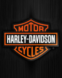 Обои Harley Davidson Logo 128x160