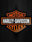 Fondo de pantalla Harley Davidson Logo 132x176