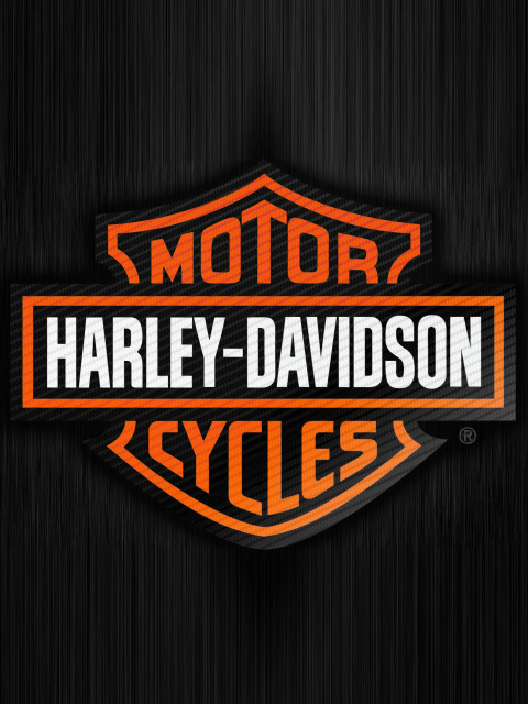Обои Harley Davidson Logo 480x640