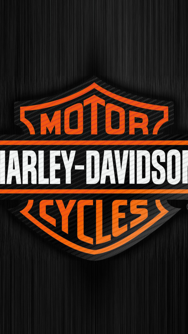 Das Harley Davidson Logo Wallpaper 640x1136