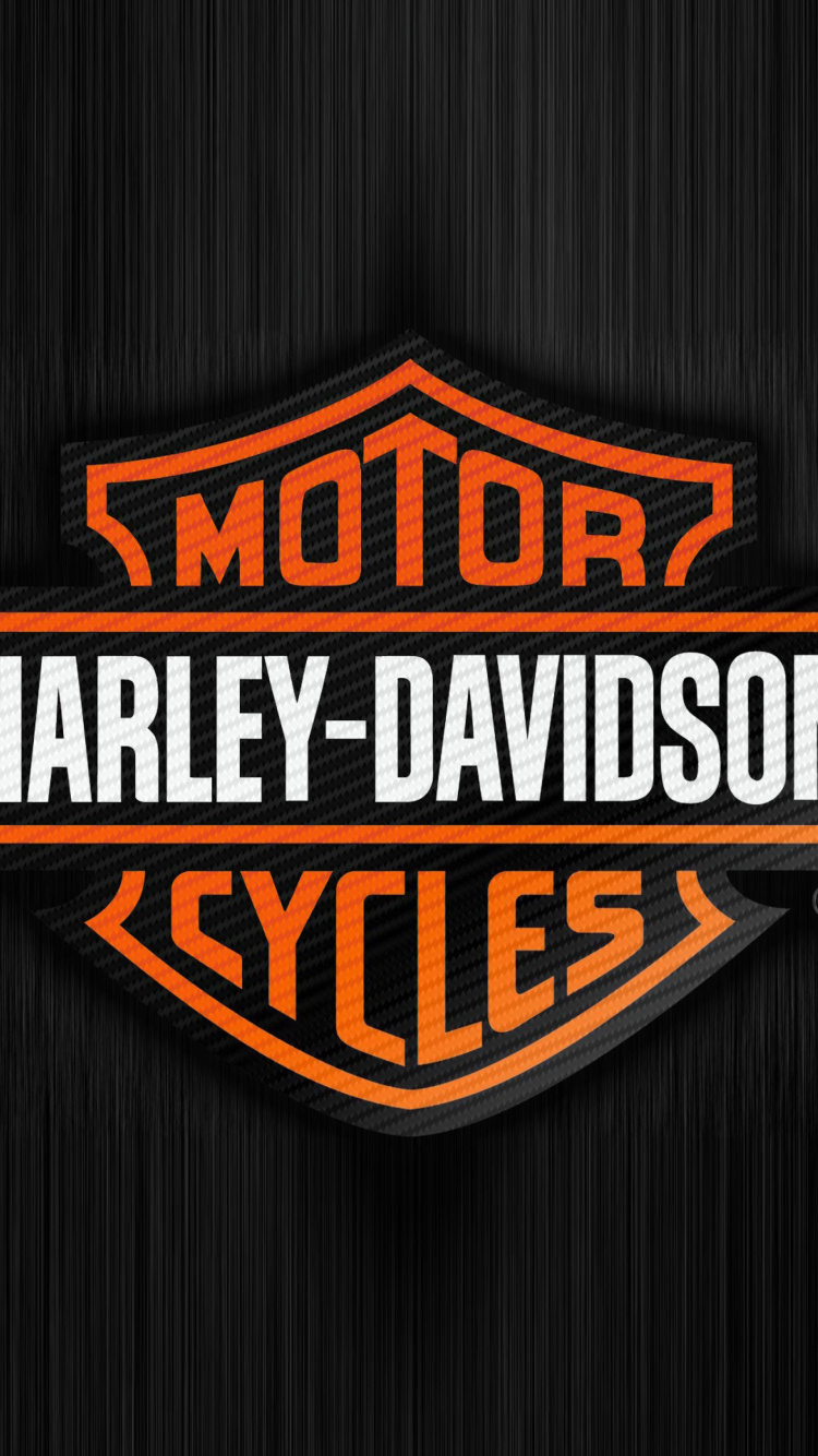 Das Harley Davidson Logo Wallpaper 750x1334