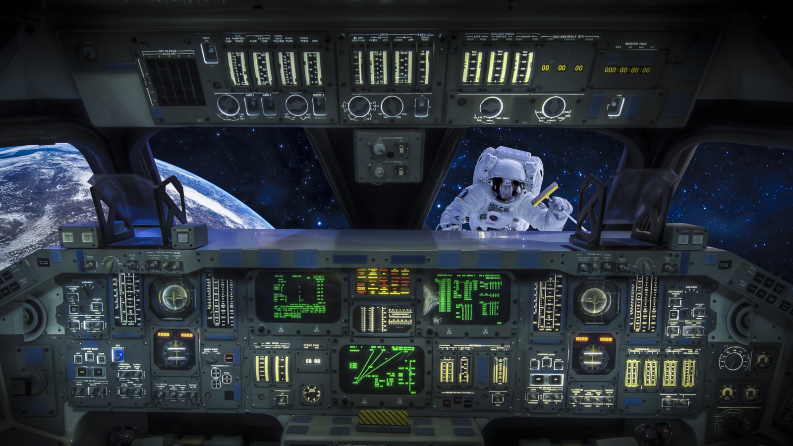 Fondo de pantalla Astronaut 1600x900