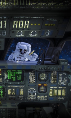 Fondo de pantalla Astronaut 240x400