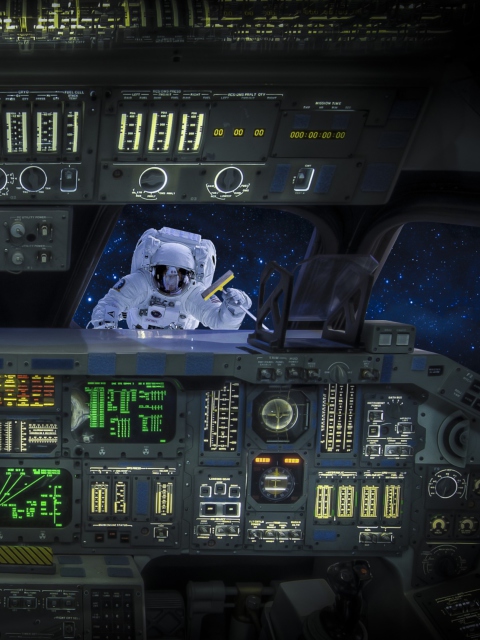Fondo de pantalla Astronaut 480x640