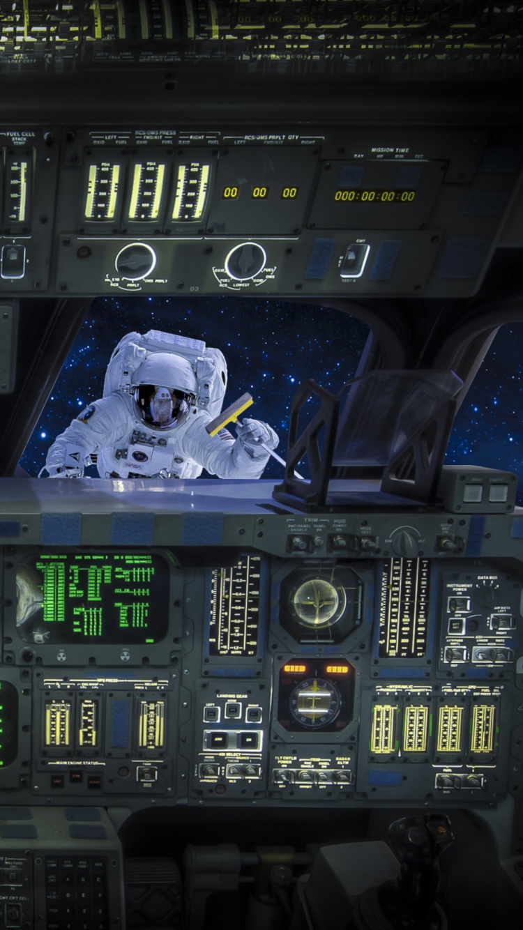 Fondo de pantalla Astronaut 750x1334