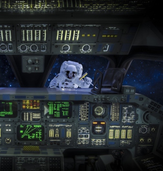 Astronaut - Obrázkek zdarma pro 128x128