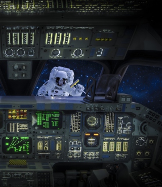 Astronaut - Obrázkek zdarma pro Nokia C2-00