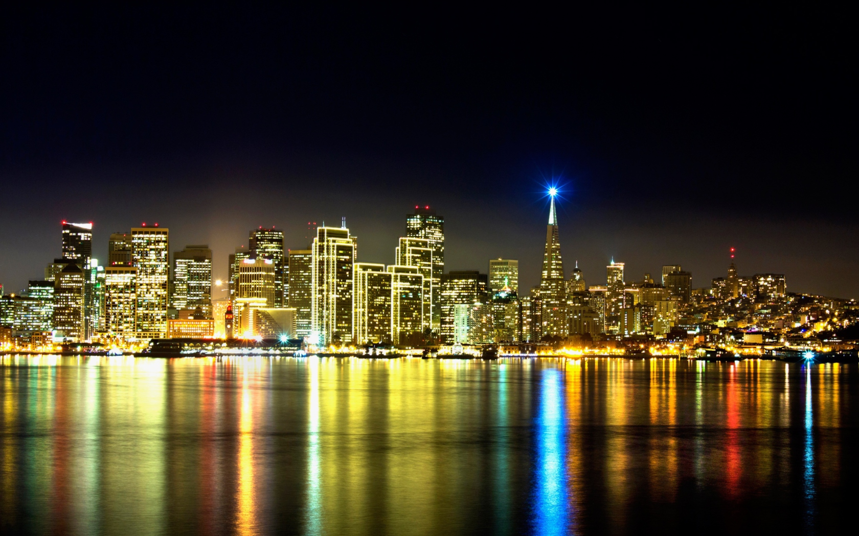 Screenshot №1 pro téma San Francisco Skyline 1680x1050