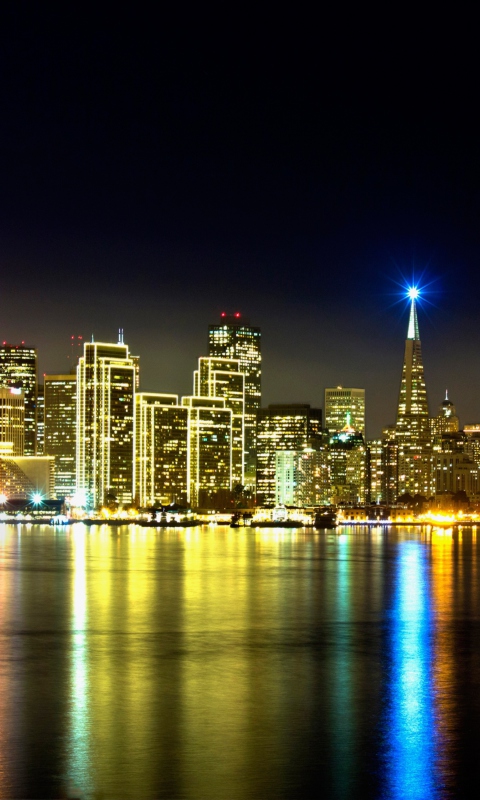 Fondo de pantalla San Francisco Skyline 480x800
