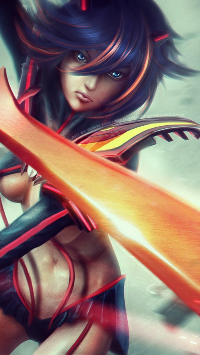 Screenshot №1 pro téma Ryuko Kill La Kill 640x1136