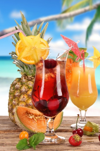 Fondo de pantalla Summer Cocktails 320x480