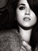 Screenshot №1 pro téma Katy Perry Black And White 132x176