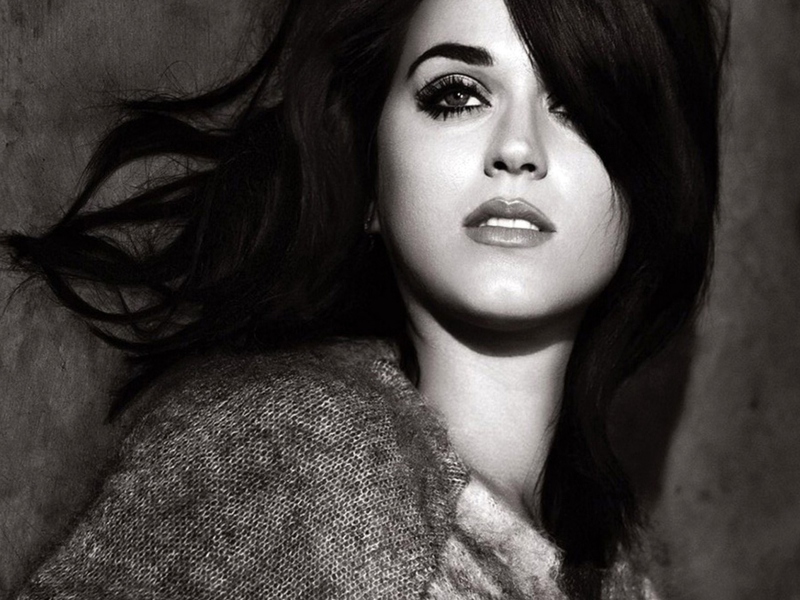 Katy Perry Black And White wallpaper 800x600