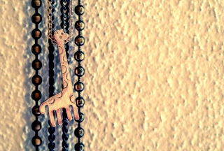 Lovely Giraffe Pendant papel de parede para celular 