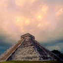 Обои Chichen Itza Yucatan Mexico - El Castillo 128x128