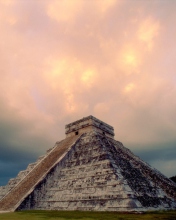 Fondo de pantalla Chichen Itza Yucatan Mexico - El Castillo 176x220