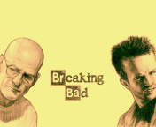 Обои Walter White and Jesse Pinkman in Breaking Bad 176x144