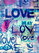 Graffiti Love wallpaper 132x176