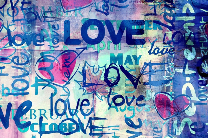Fondo de pantalla Graffiti Love