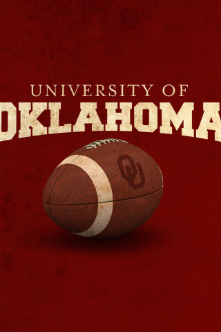 Oklahoma Sooners University Team wallpaper 320x480