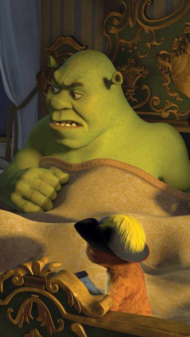 Das Cartoons Shrek 3 Wallpaper 640x1136