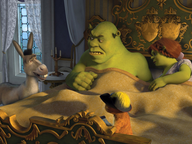 Das Cartoons Shrek 3 Wallpaper 640x480