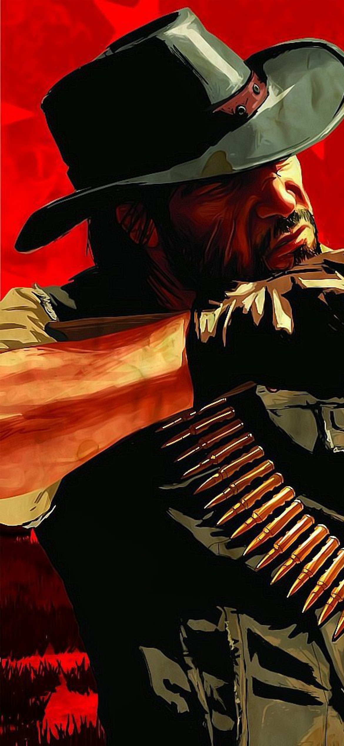 Das Red Dead Redemption Wallpaper 1170x2532