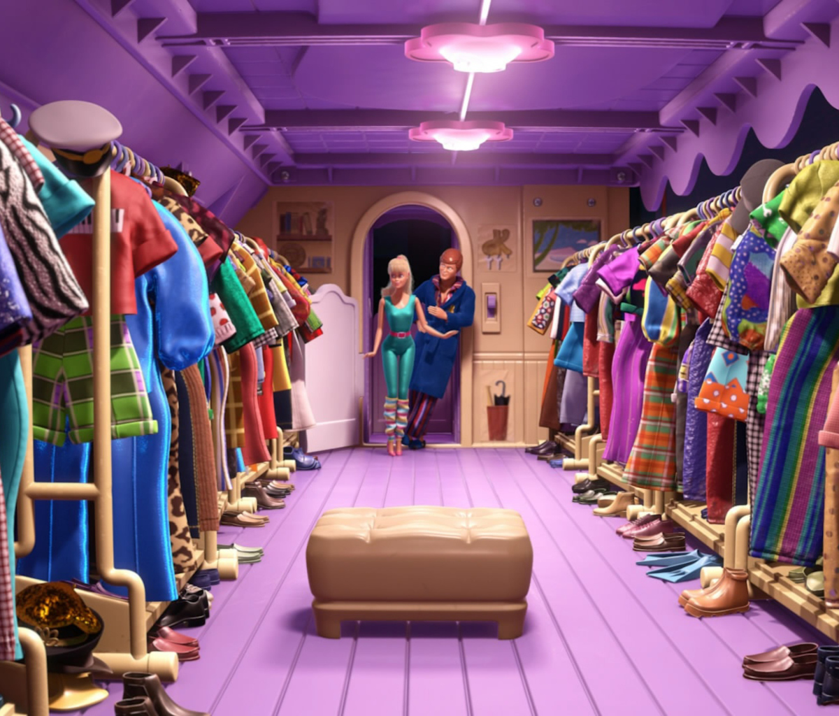 Screenshot №1 pro téma Toy Story 3 Barbie And Ken Scene 1200x1024