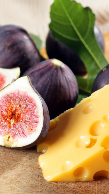 Das Fig And Cheese Wallpaper 360x640
