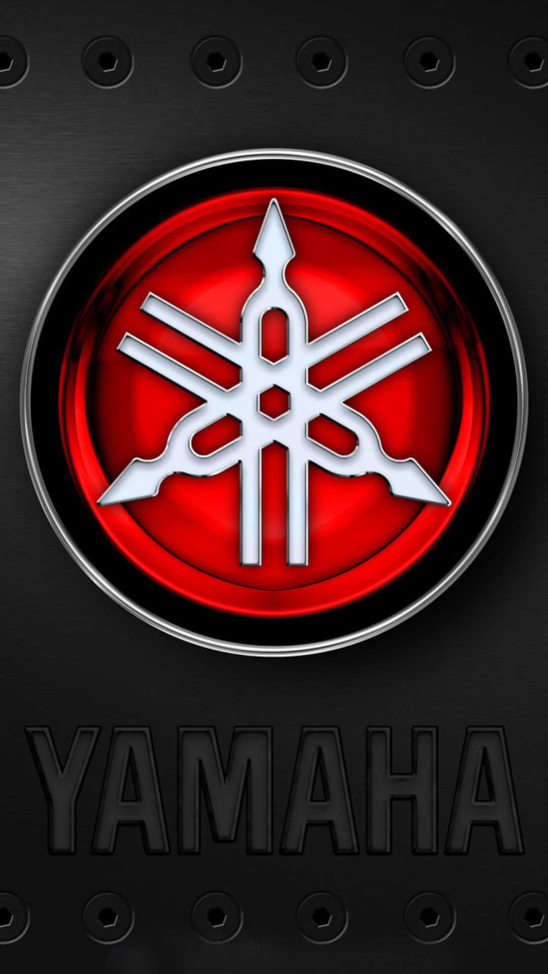 Обои Yamaha Logo 1080x1920