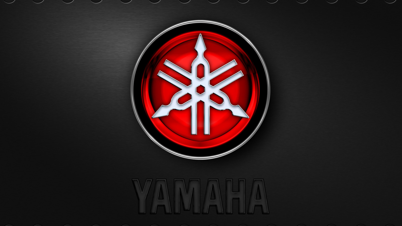 Yamaha Logo wallpaper 1366x768