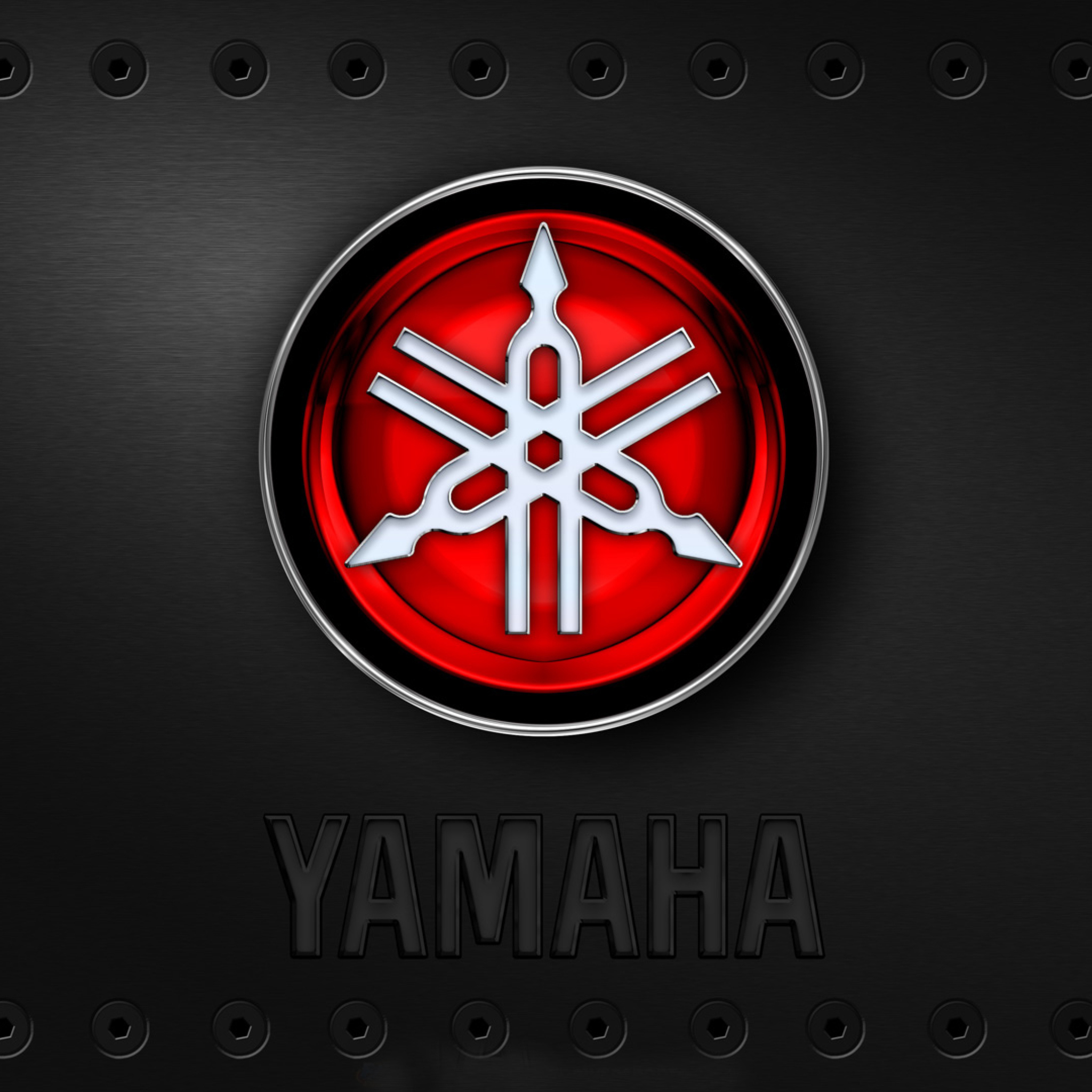 Das Yamaha Logo Wallpaper 2048x2048